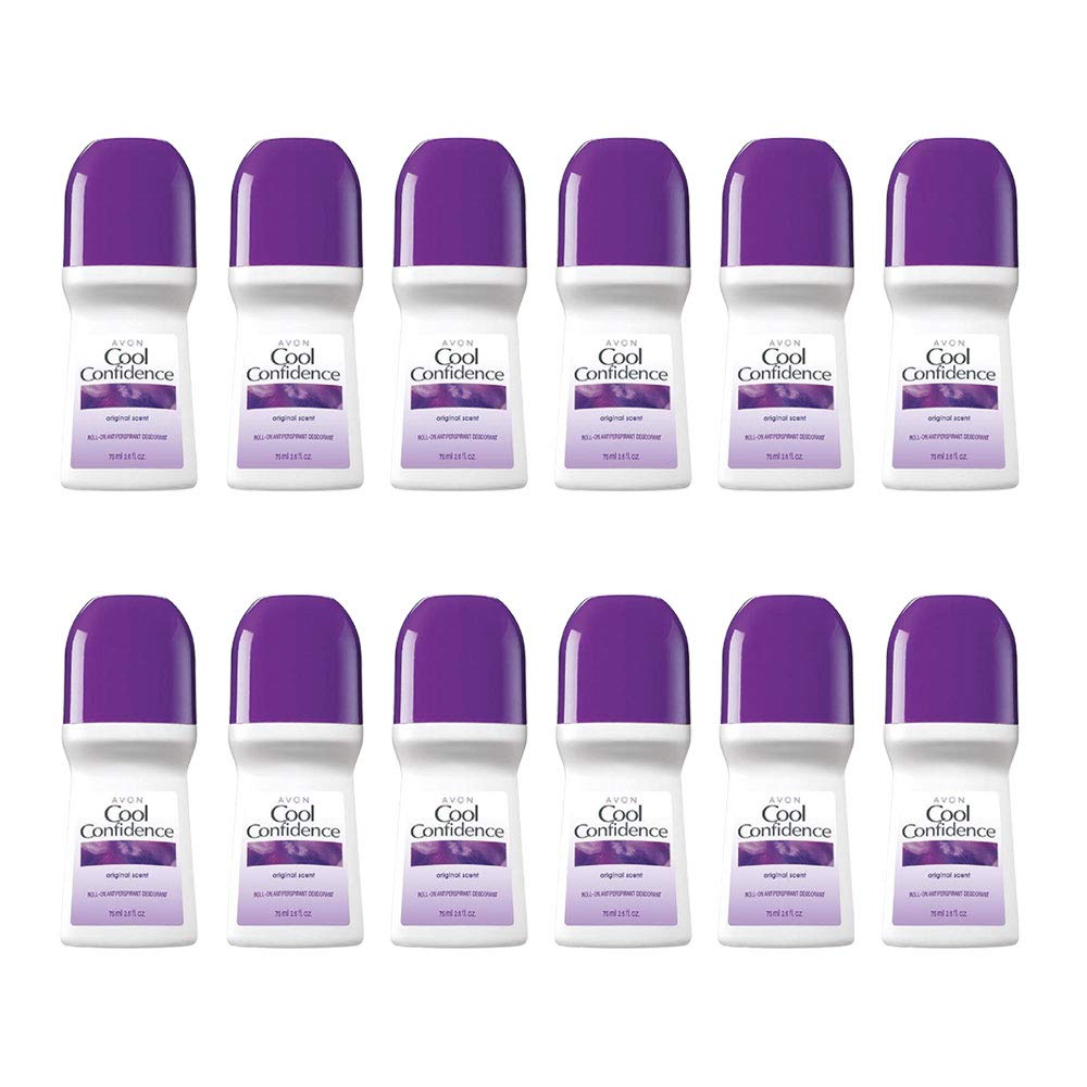 Avon Deodorant Bonus Size Pack of 12 (COOL CONFIDENCE ORIG)