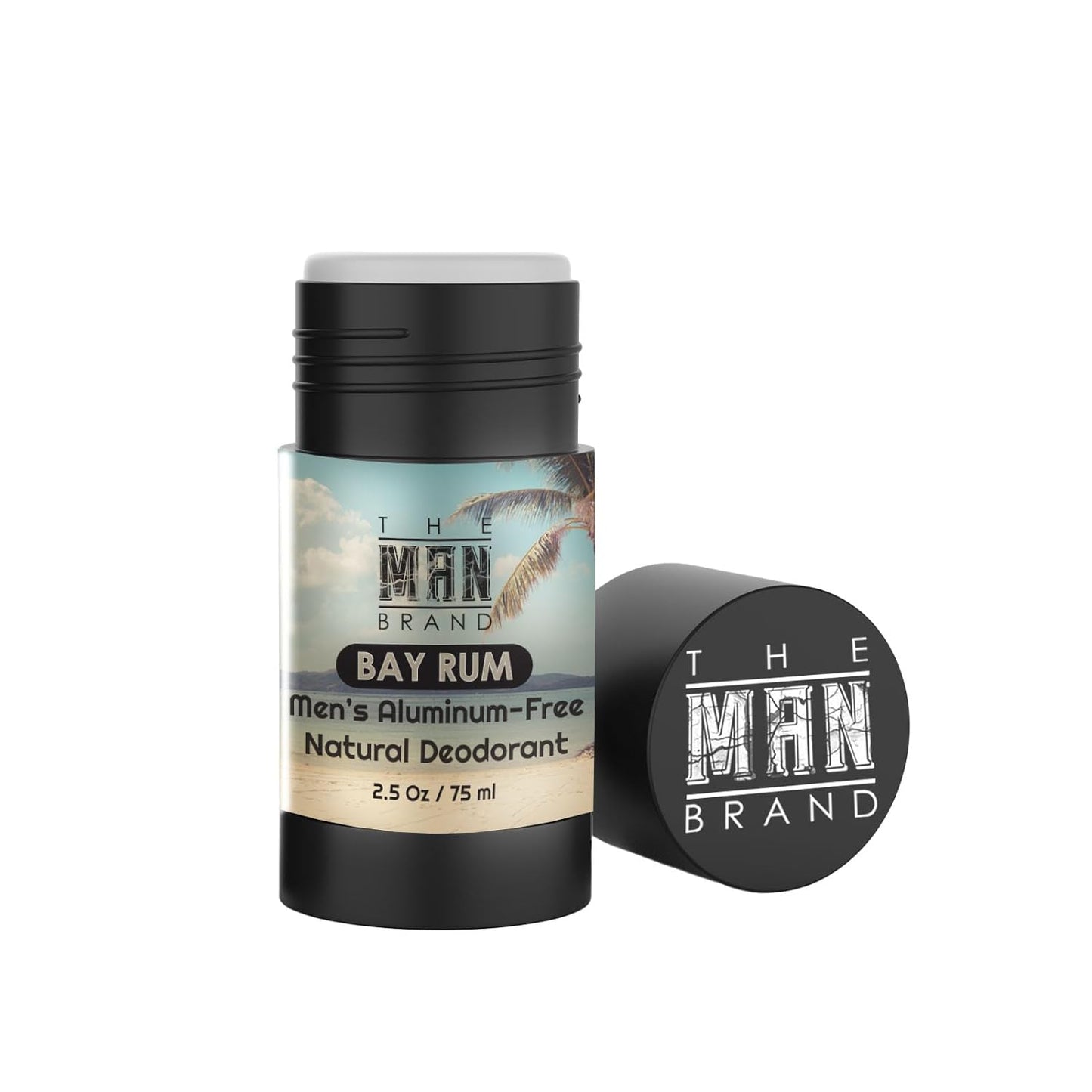 Men's Aluminum Free Natural Deodoran (Bay Rum)