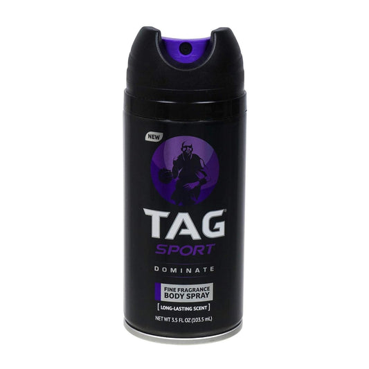 TAG Sport Body Spray 3.5 Oz Dominate (4 Pack)