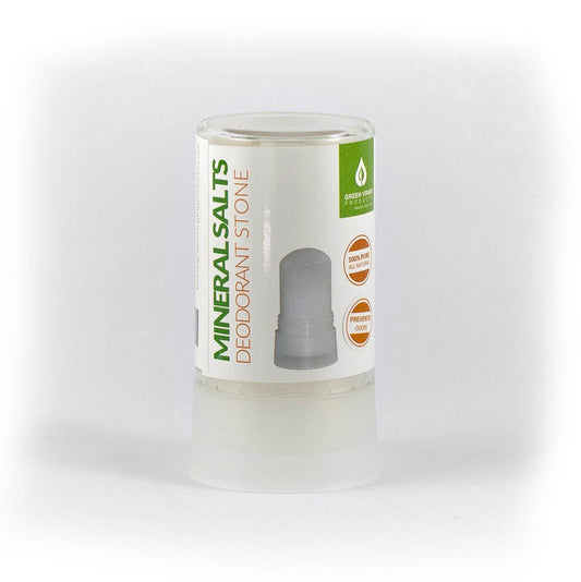 100% Pure, All Natural, Mineral Salts Deodorant Stone, Green Virgin Products