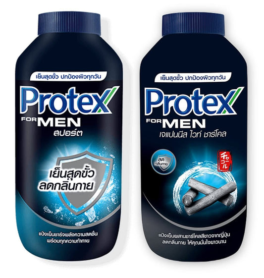Body Max Cooling Deodorant Powder(Pack of 2), Sport Man Formula, Compatible With Protex For Men, 5oz /140g.