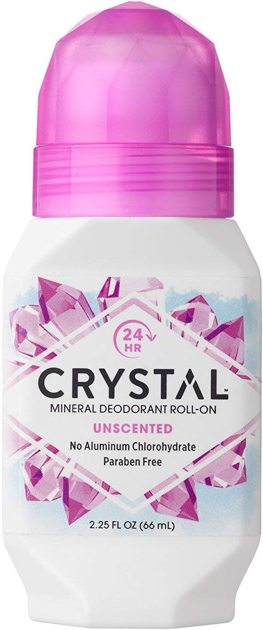 Crystal Body Deodorant Roll-On 2.25 oz (Pack of 12)