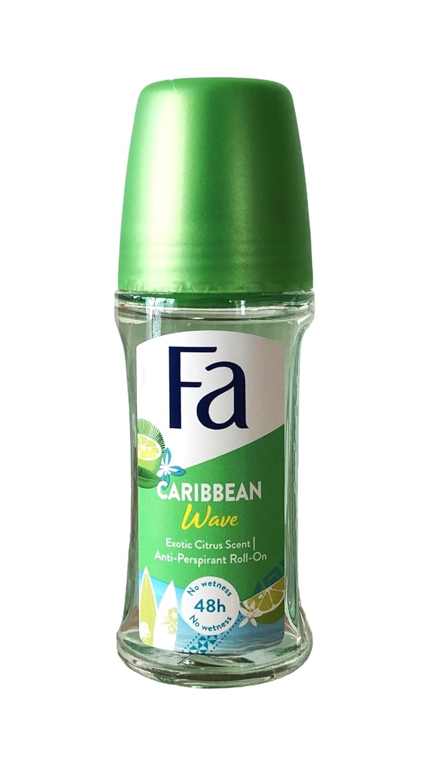 Fa Caribbean Roll-On Deodorant Lemon 50 ml 48-hour - 3-pack