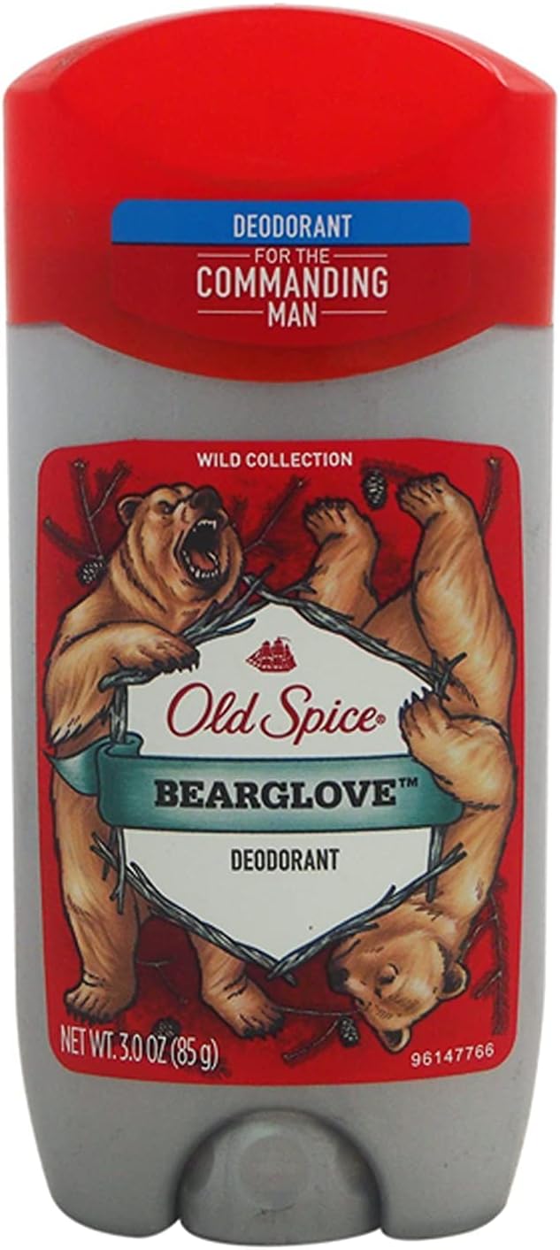 Old Spice Wild Collection Men's Deodorant, Bearglove 3 oz (Pack of 2)
