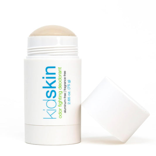 Kidskin - Odor-Fighting Deodorant for Kids, Deodorant for Sensitive Skin and Other Skin Types, Deodorant for Boys and Girls Age 8-17 Years Old, Vegan and No Aluminum Deodorant, 2.65 oz.