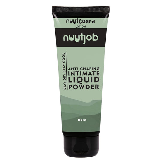 Nuut Guard Anti Chafe Liquid Intimate Powder 3.4 Fl Oz | Ball Deodorant, Men Hygiene Product with Aloe Leaf Juice | No Itching, Irritation | Intimate Wash | Anti-chafing | Men-Boys