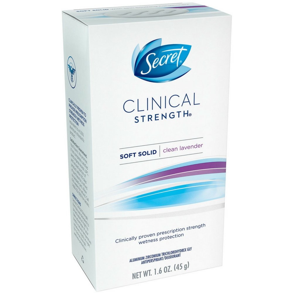 Secret Clinical Strength Invisible Solid Ooh La La Lavender Antiperspirant and Deodorant, 1.6 Ounce, (Pack of 2)
