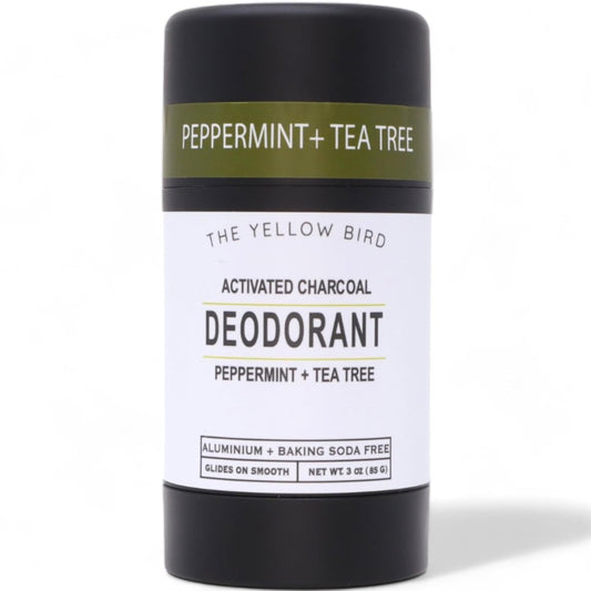 Natural Deodorant - Aluminum & Baking Soda Free, For Men & Women, Sensitive Skin Friendly Formula with Activated Charcoal | 3oz | Made in USA