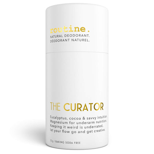 ROUTINE Natural Deodorant Stick for Women & Men 50g | Antiperspirant Deodorant for Sensitive Skin | Underarm Eucalyptus scented Deodorant | Aluminum and Backing Soda Free - The Curator