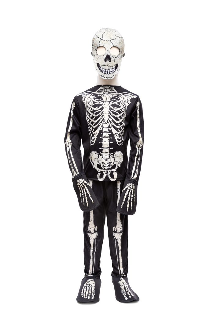 Great Pretenders Glow-In-The-Dark Skeleton Costume