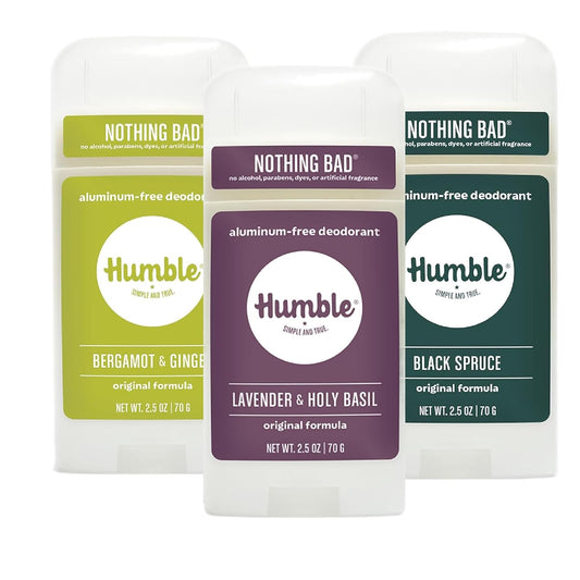 Fresh and Earthy Trio - Lavender and Holy Basil, Black Spruce, and Bergamot & Ginger, 3 Pack