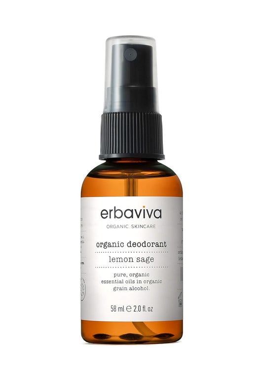 erbaviva Organic Deodorant, Lemon & Sage, 2 Fl Oz