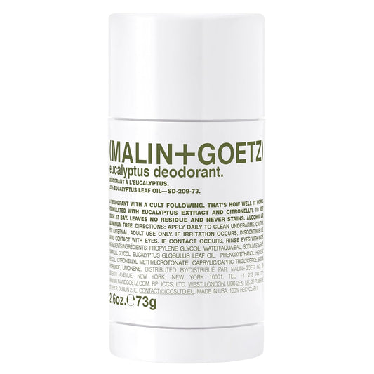 Malin + Goetz Deodorant - Men & Women's Stick Deodorant, Scented Deodorant for All Skin Types, Natural Fragrance & Color, Aluminum Free Natural Deodorant.