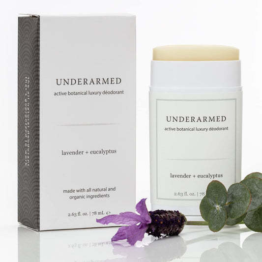 Natural Aluminum-Free Deodorant Stick (That Works) Lavender/Eucalyptus - Stay Fresh All Day - Underarmed for Women & Men - Organic, Healthy, Safe, Non Toxic - Phthalate, Paraben, Gluten & Cruelty Free