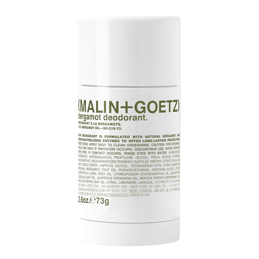 Malin + Goetz Deodorant - Men & Women's Stick Deodorant, Scented Deodorant for All Skin Types, Natural Fragrance & Color, Aluminum Free Natural Deodorant.