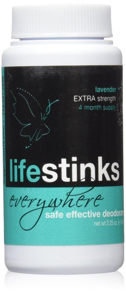 Extra Strength Lavender Travel Deodorant 2.25oz deodorant Aluminum Free