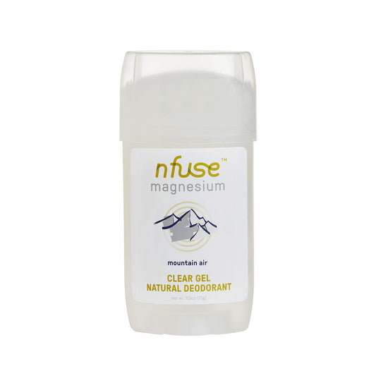 Natural Magnesium Gel Deodorant - Pure USP grade Magnesium Chloride - Free of Aluminum, Parabens & Baking Soda - Mountain Air