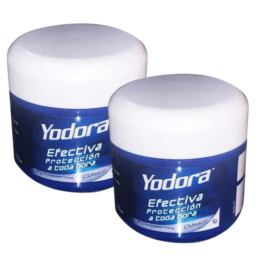 Classic Yodora Deodorant maximum protection. Pack 2 of 60gr /2.11oz