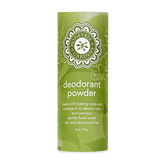 Honeybee Gardens - Deodorant Powder, Aluminum and Talc Free, 4 oz/114 g