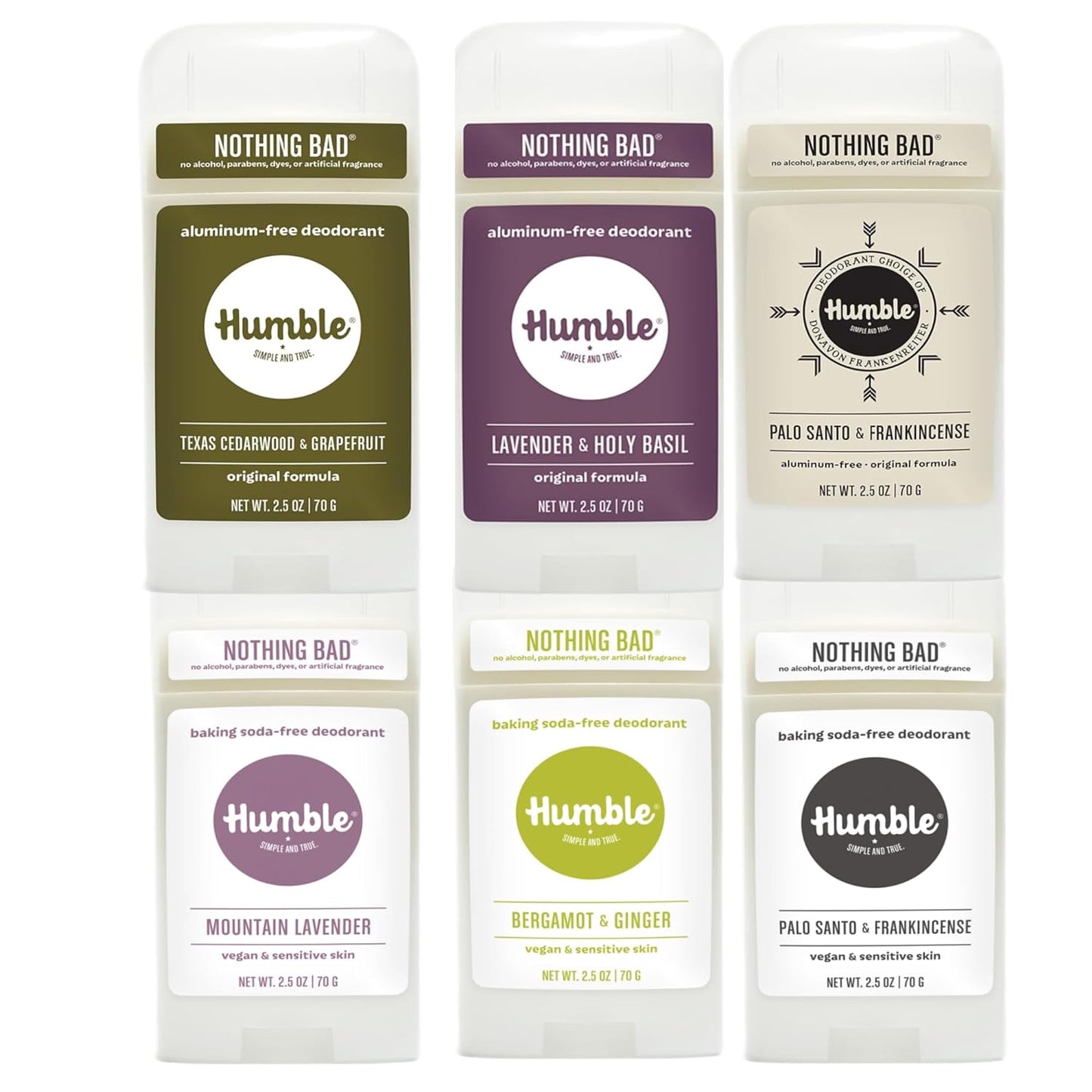 HUMBLE Original Assorted 3-Pack + Sensitive Skin Trio