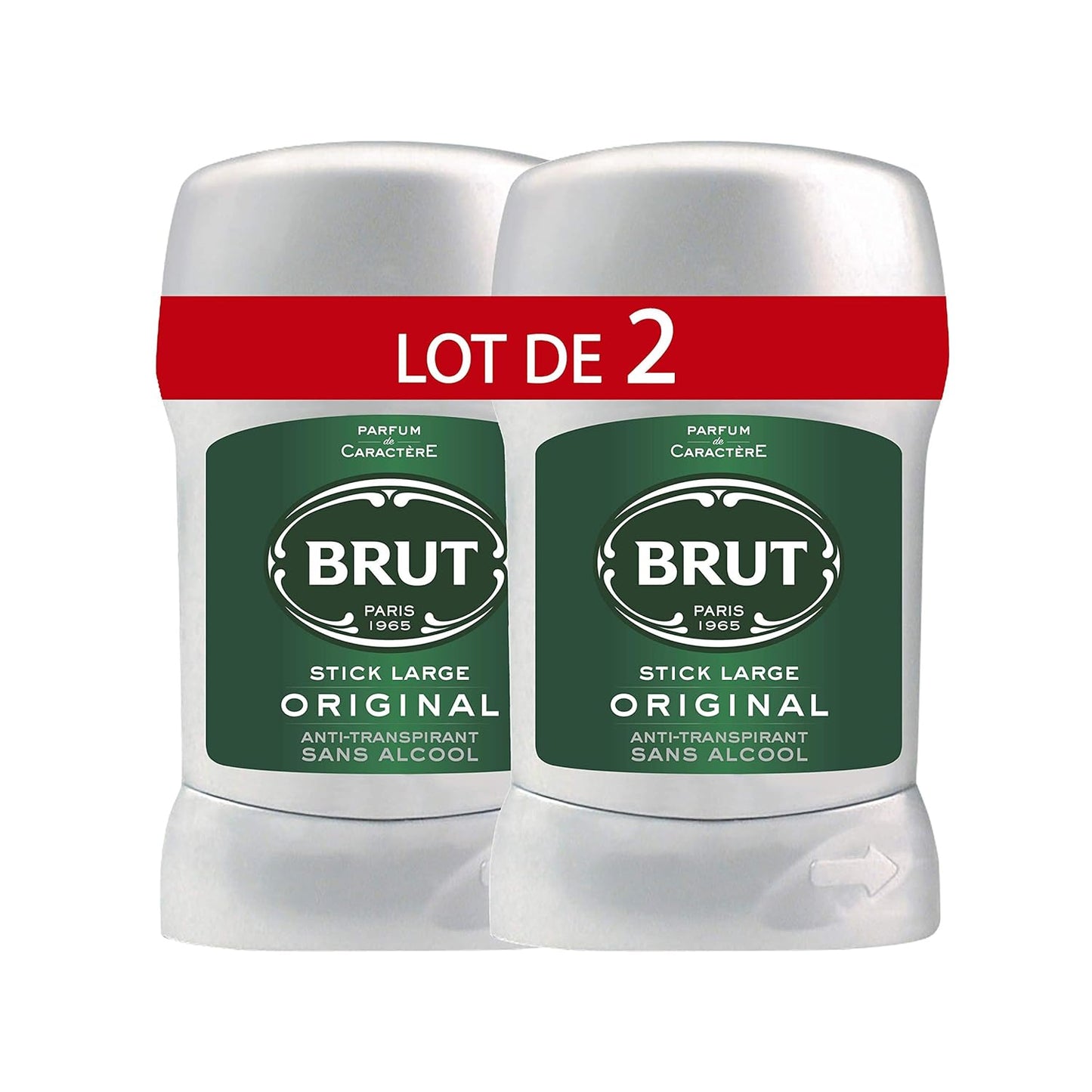 Brut Original Anti-transpirant Deo Stick For Mens 50ml (Pack of 2)