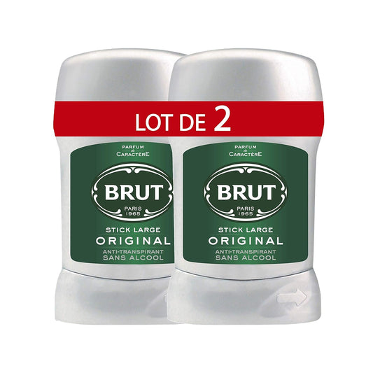 Brut Original Anti-transpirant Deo Stick For Mens 50ml (Pack of 2)