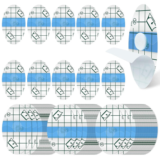 120 Pieces Ear Covers Waterproof Baby Shower Swimming Ear Stickers Newborn Ear Plugs Kids Disposable Ear Tape Ear Protectors Showering Surfing Snorkeling and Other Water Sport (Blue)