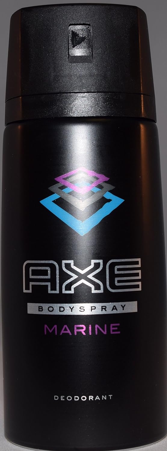 AXE Body Spray Marine (Pack of 6)(6X 150 ml/5.07 oz)