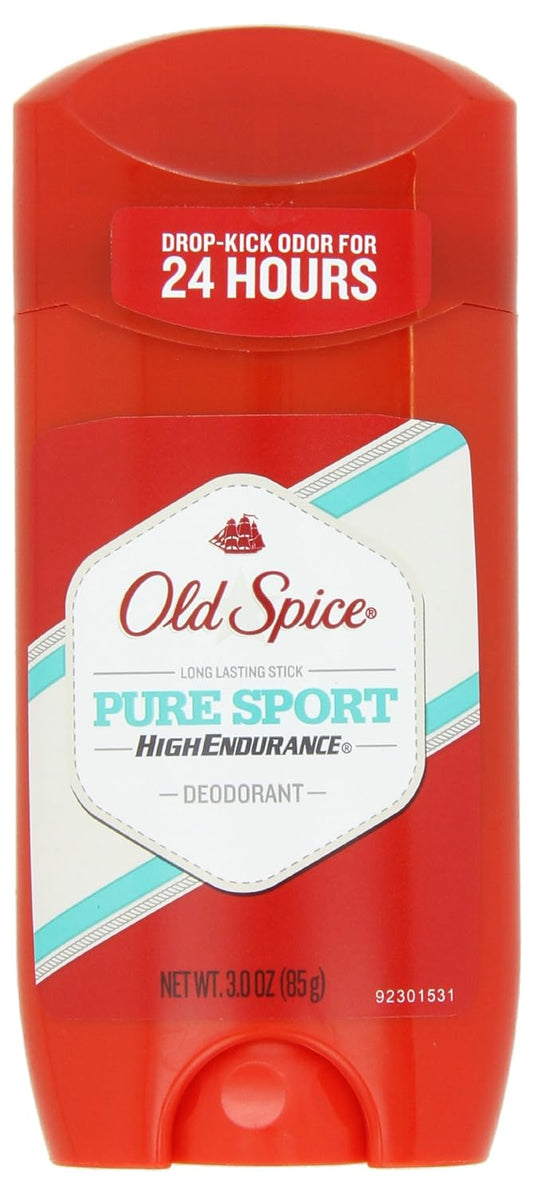 Old Spice High Endurance Pure Sport Scent Men's Deodorant 3 Oz (Pack of 3)