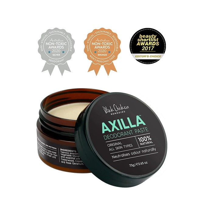 Shop Award Winning Black Chicken Axilla Natural Deodorant Paste at One Fine Secret now! Natural & Organic Skincare and Makeup. Clean Beauty Store in Melbourne, Australia