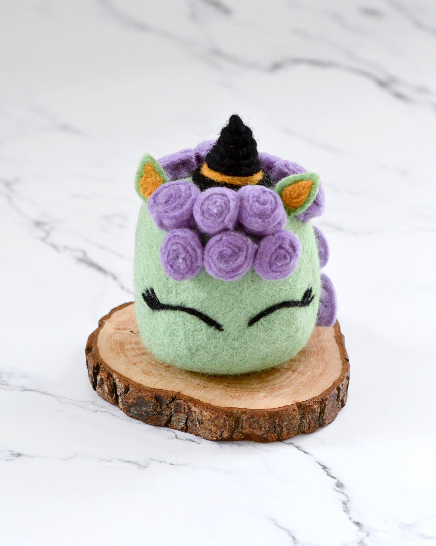 Felt Halloween Unicorn Cake