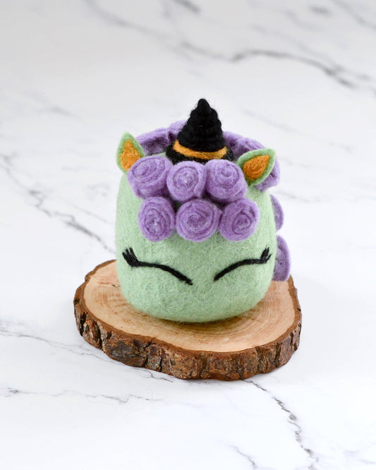 Felt Halloween Unicorn Cake
