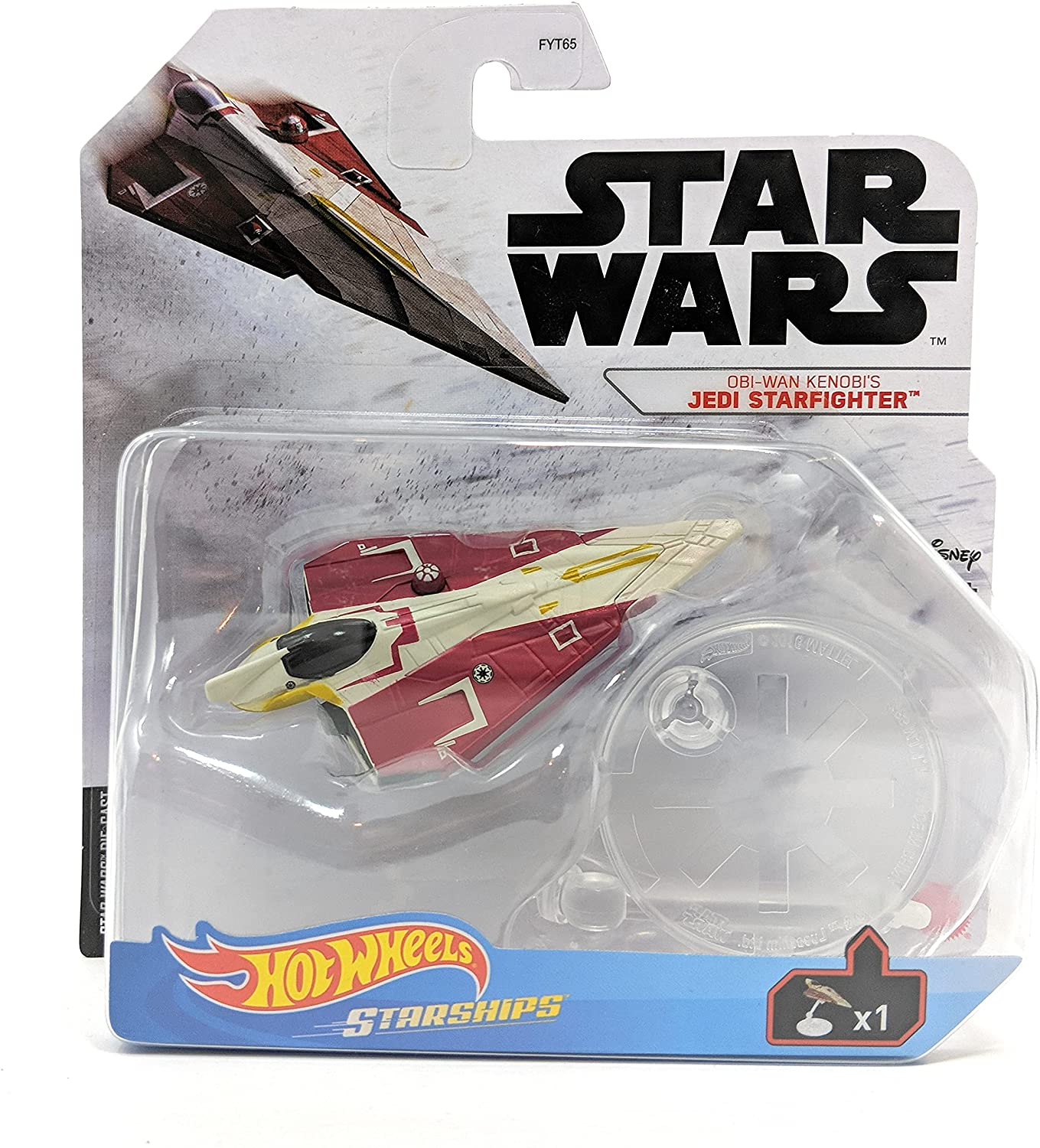 Hot Wheels Starships - Star Wars - Obi-Wan Kenobi's Jedi Starfighter (GWV28) Die-cast LOW STOCK