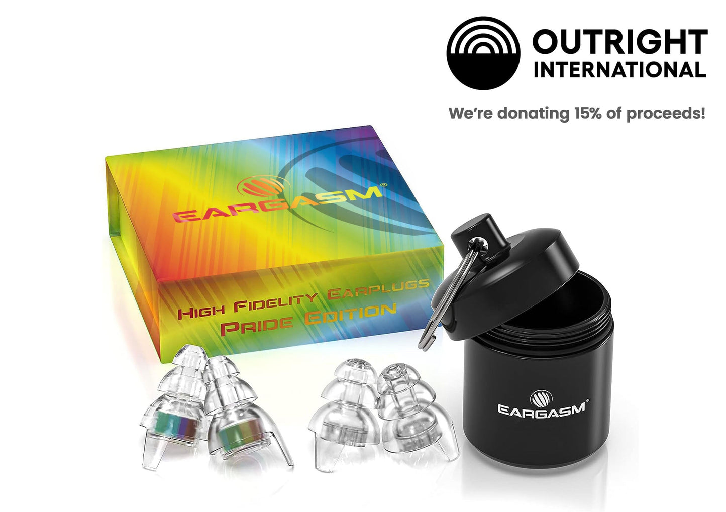 High Fidelity Earplugs: Pride Edition
