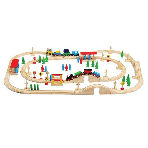Magnetic Wooden Train Set