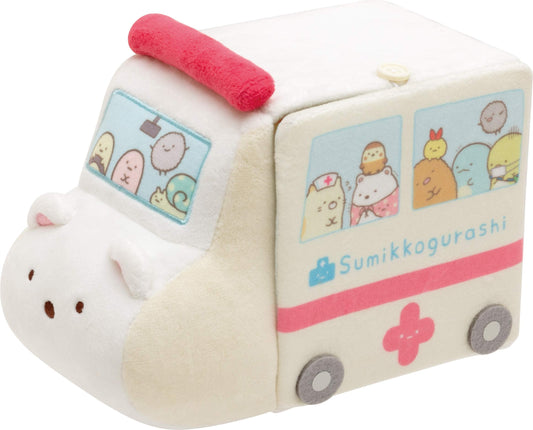SAN-X Sumikko Gurashi Scene Plush Toy "Ambulance"