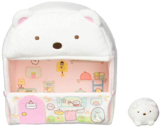 SAN-X Sumikko Gurashi Sumikko House Plush Toy Shirokuma House Tjn