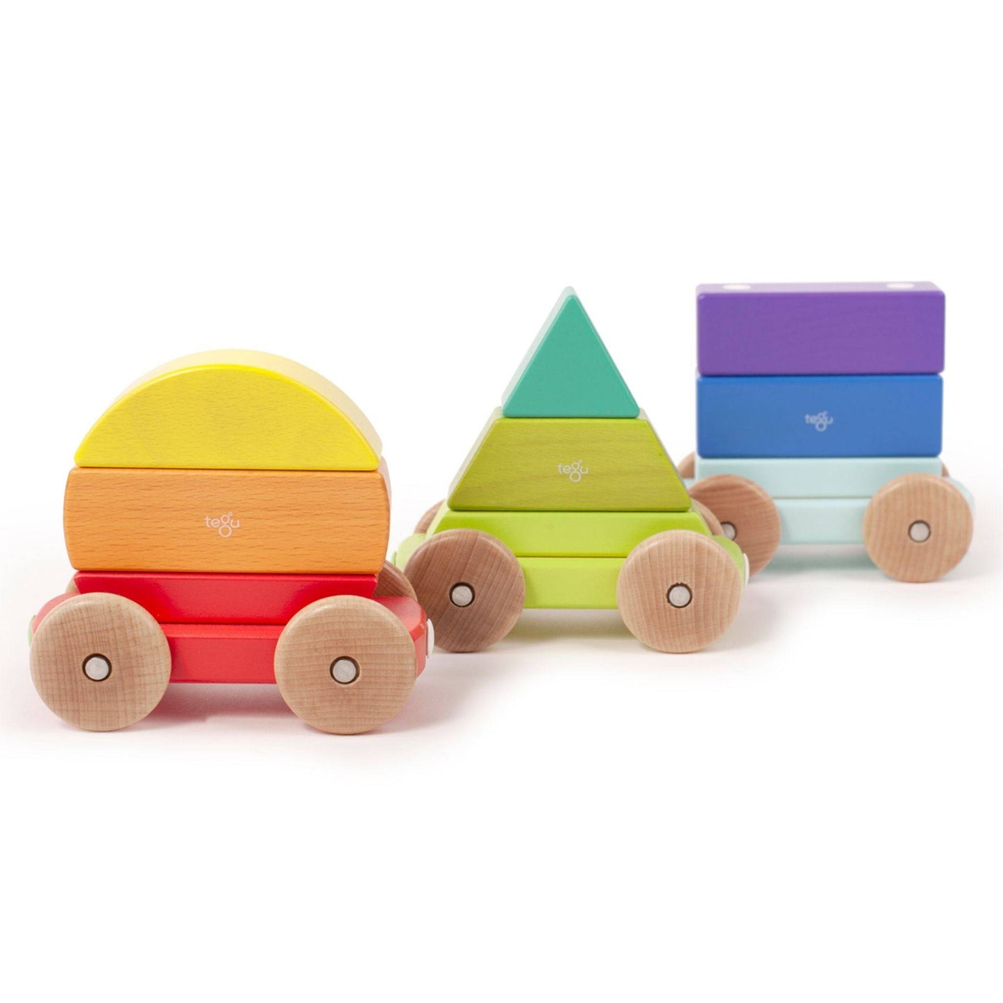 Magnetic Wooden Shape Train