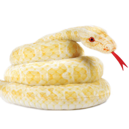 Alba The Albino Burmese Python | 100 Inch Stuffed Animal Plu