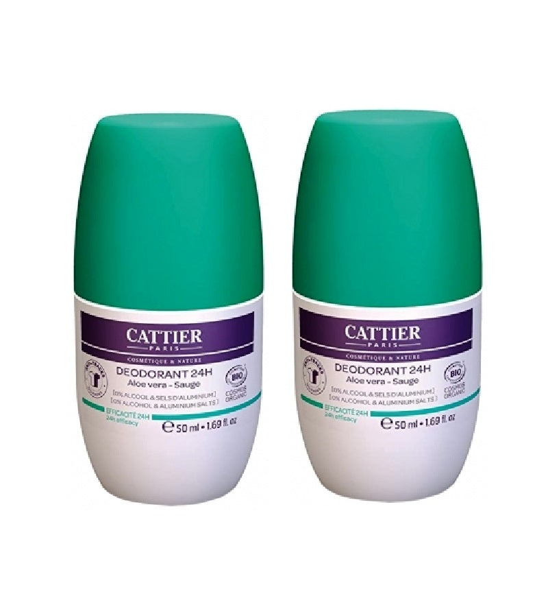 2xPack Cattier Deodorant 24H - 50 ml