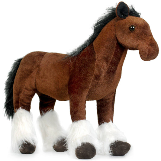 Charmaine The Shire Horse | 18 Inch Stuffed Animal Plush