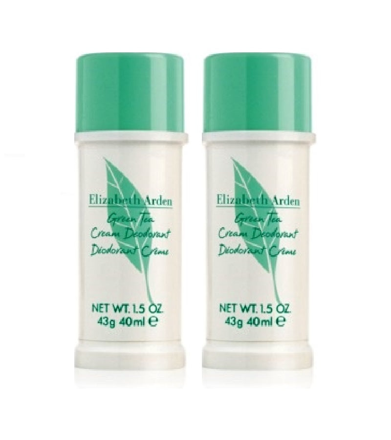 2xPack Elizabeth Arden Green Tea Cream Deodorant Roll On  - 80 ml