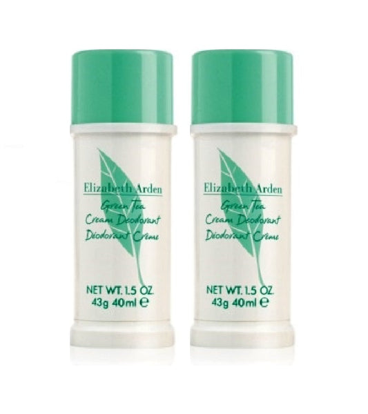 2xPack Elizabeth Arden Green Tea Cream Deodorant Roll On  - 80 ml