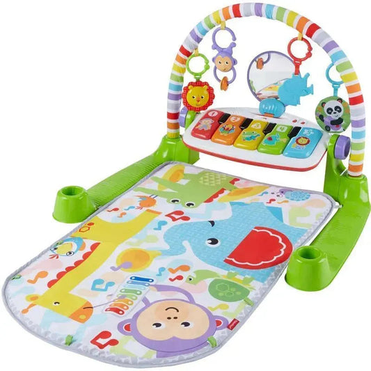 Fisher Price - Deluxe Kick & Play Removable Baby Piano Gym - Green