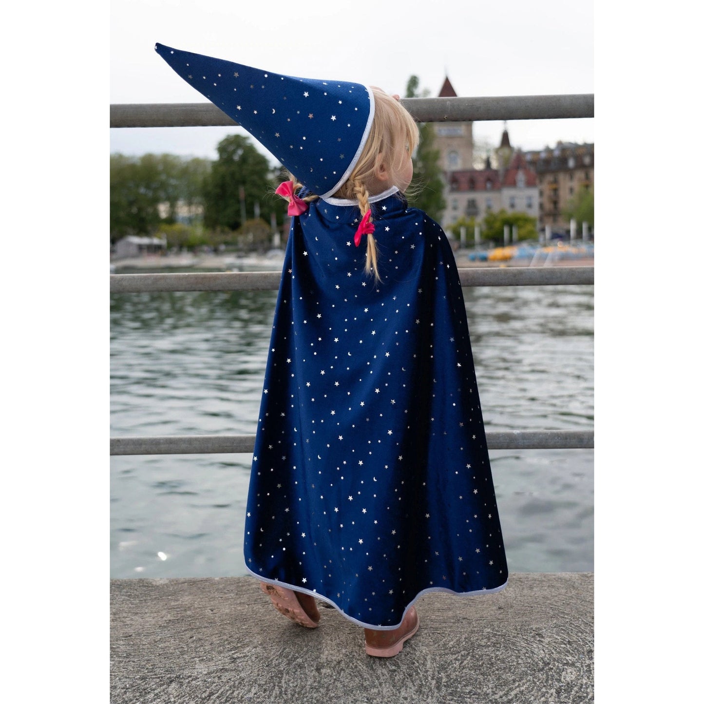 Great Pretenders Glitter Wizard Cape/Hat