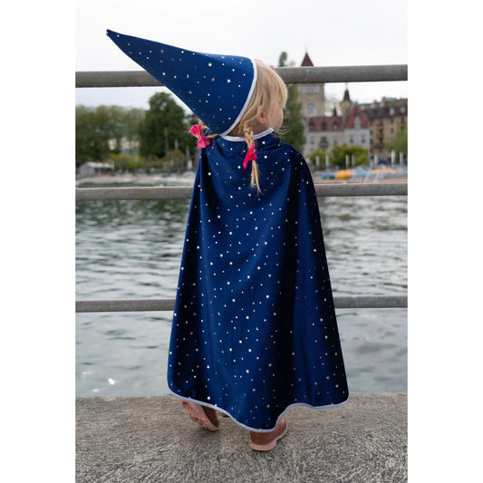Great Pretenders Glitter Wizard Cape/Hat