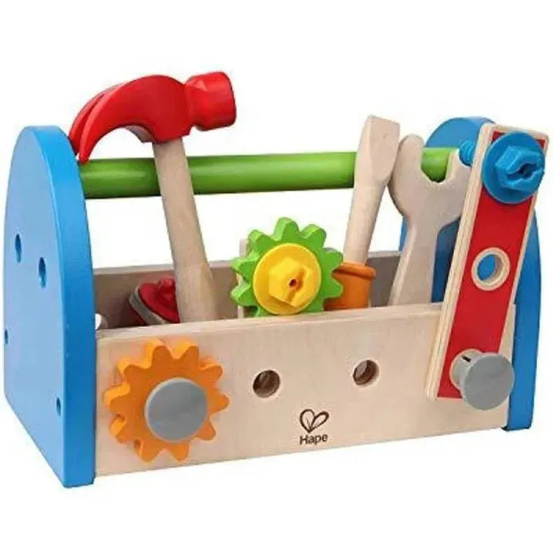 Hape - Fix It Kid's Wooden Tool Box and Accessory Play Set
