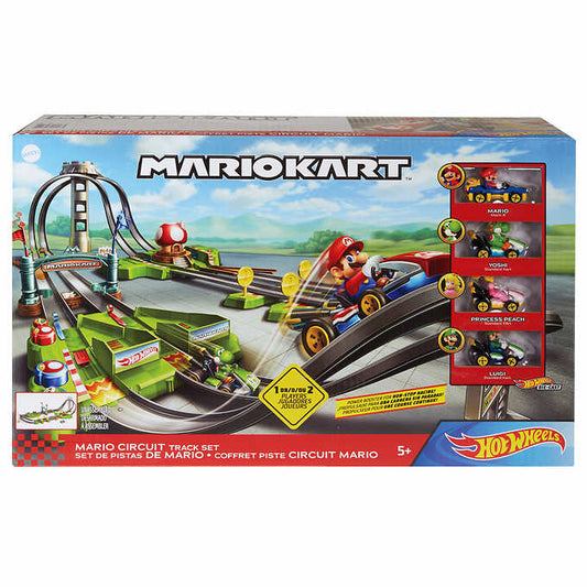 Hot Wheels - Mario Kart - Mario Circuit (4 Characters) Track Set (GRH28) LOW STOCK