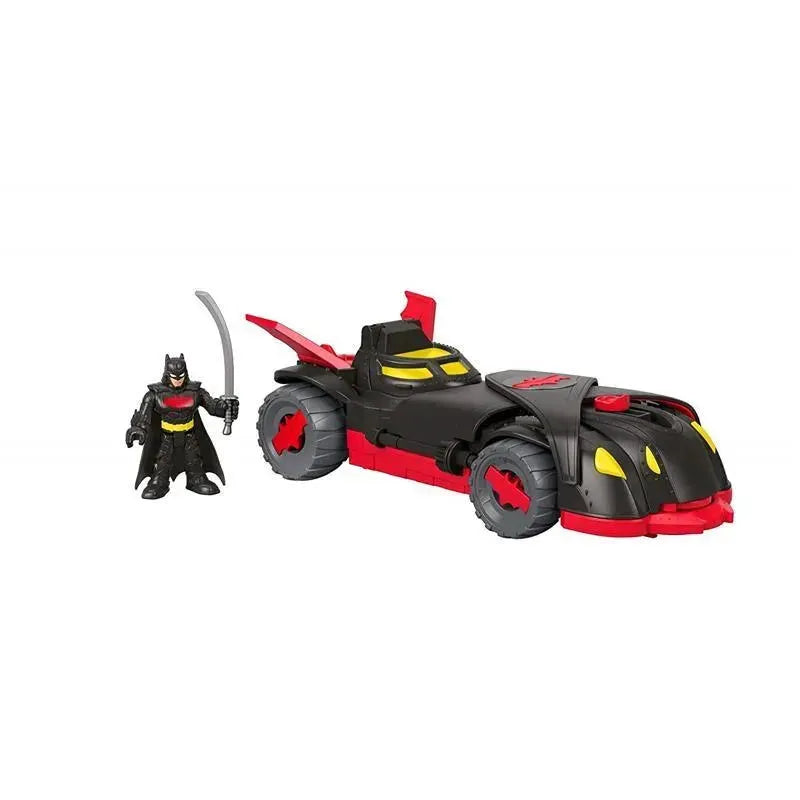 Imaginext DC Super Friends, Ninja Armor Batmobile, Black/Red