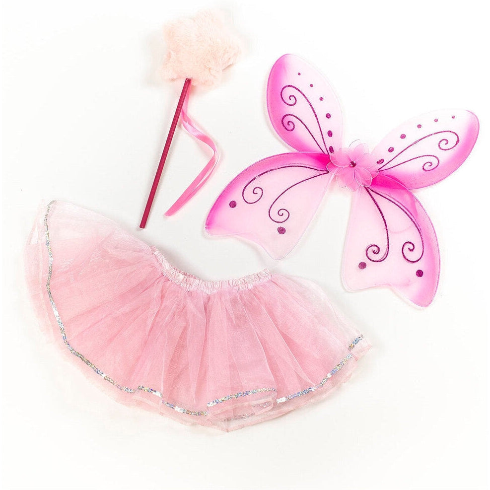 Jack Rabbit Creations This set of fairy wings, a wand, and a tutu will make for magical moments!<br /><br />One size.